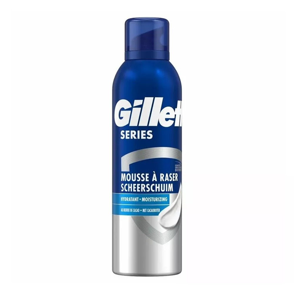Gillette Series - Scheerschuim - Moisturizing - Hydratant - Met Cacaoboter - 250ml