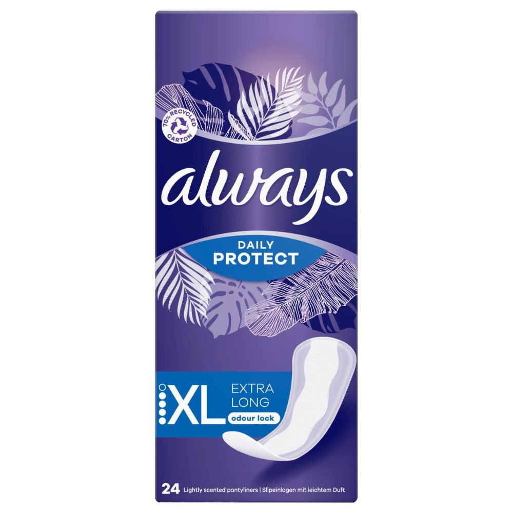 Always - Inlegkruisjes - 4 Extra Long - Daily Protect - XL - 24 Stuks