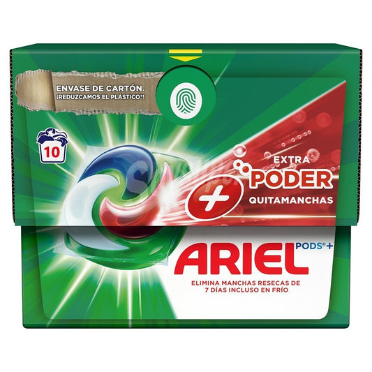 Ariel - Wasmiddel - Pods - All in 1 Pods - Extra Stain Removal - 10Wb/273g