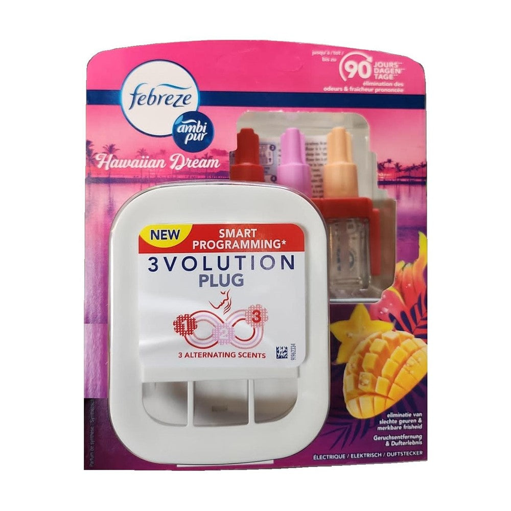 Ambi Pur - Luchtverfrisser - Starterset - 3 Volution - Plug - Hawaiian Dream - 20ml