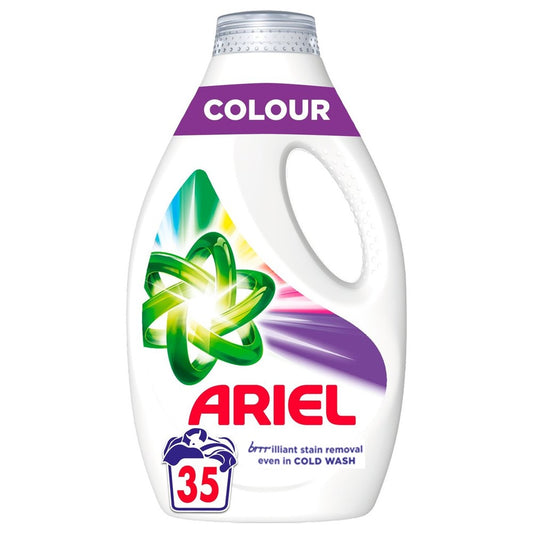 Ariel - Wasmiddel - Vloeibaar - Brilliant Stain Removal - Color - 35Wb/1225ml