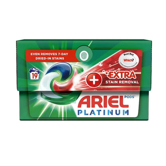 Ariel - Wasmiddel - Pods - All in 1 Pods Platinum - Extra Stain Removal - 19Wb/440,8g