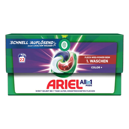 Ariel - Wasmiddel - Pods - Color + - 22Wb/448.8g