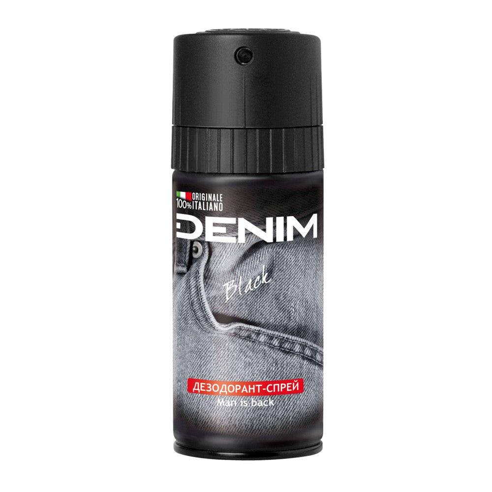 Denim - Deodorant - Spray - Black - 150ml