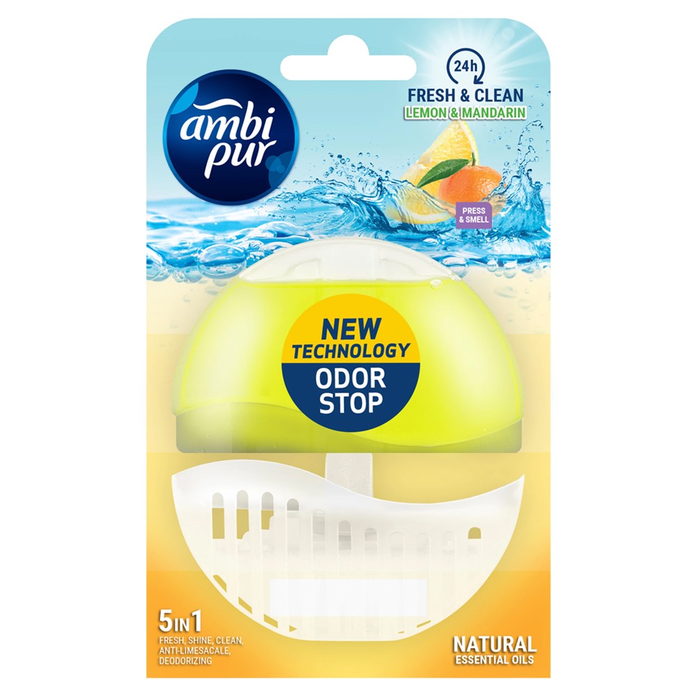 Ambi Pur - Toiletblok - Starterset - Lemon & Mandarin - 55ml