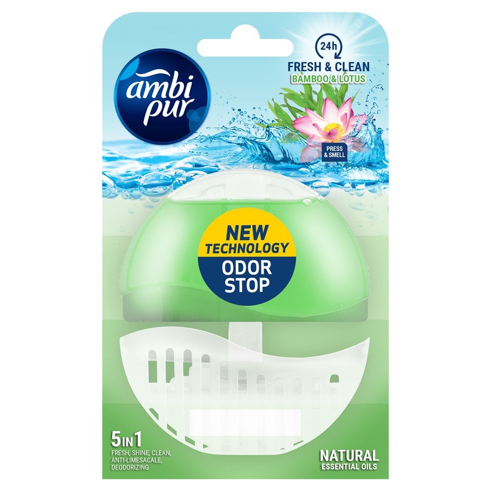 Ambi Pur - Toiletblok - Starterset - Bamboo & Lotus - 55 ml