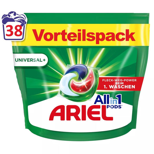 Ariel - Wasmiddel - Pods - Allin1 Pods - Universal+ - 38Wb/813.2g