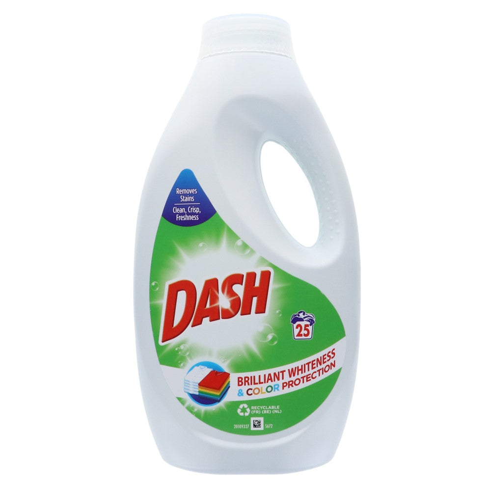 Dash - Wasmiddel - Vloeibaar - Brilliant Whitening & Color Protection - 25Wb/875ml