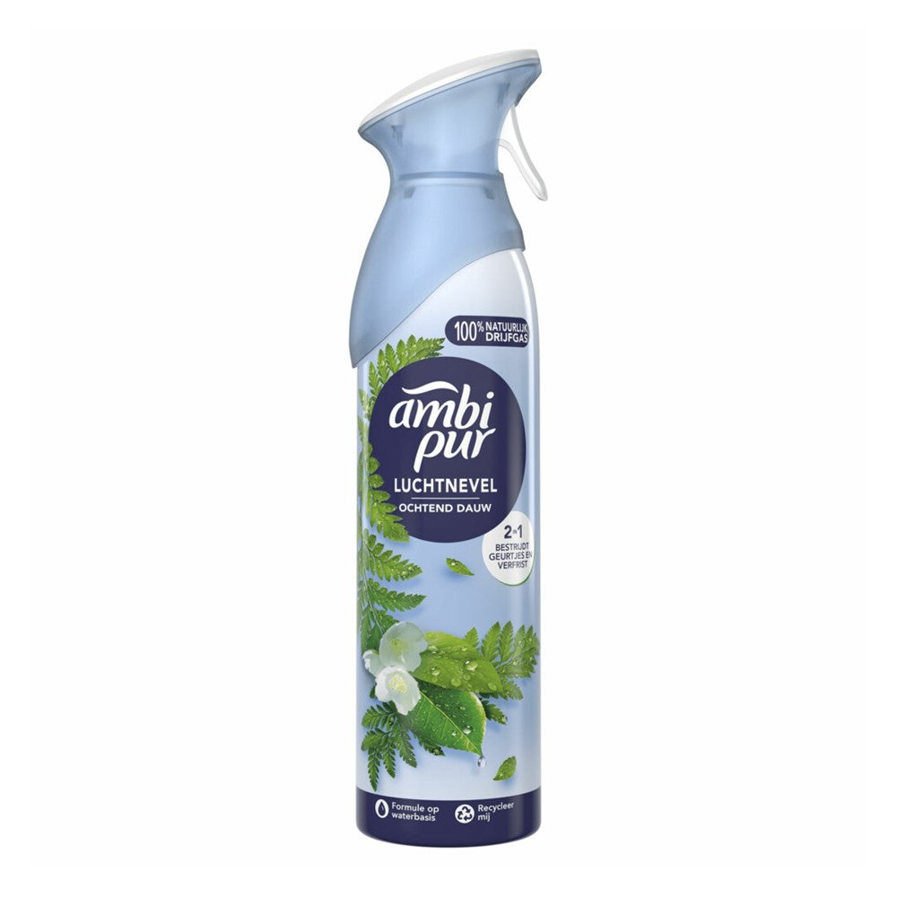Ambi Pur - Luchtverfrisser - Spray - 2in1 - Morning Dew - 185ml