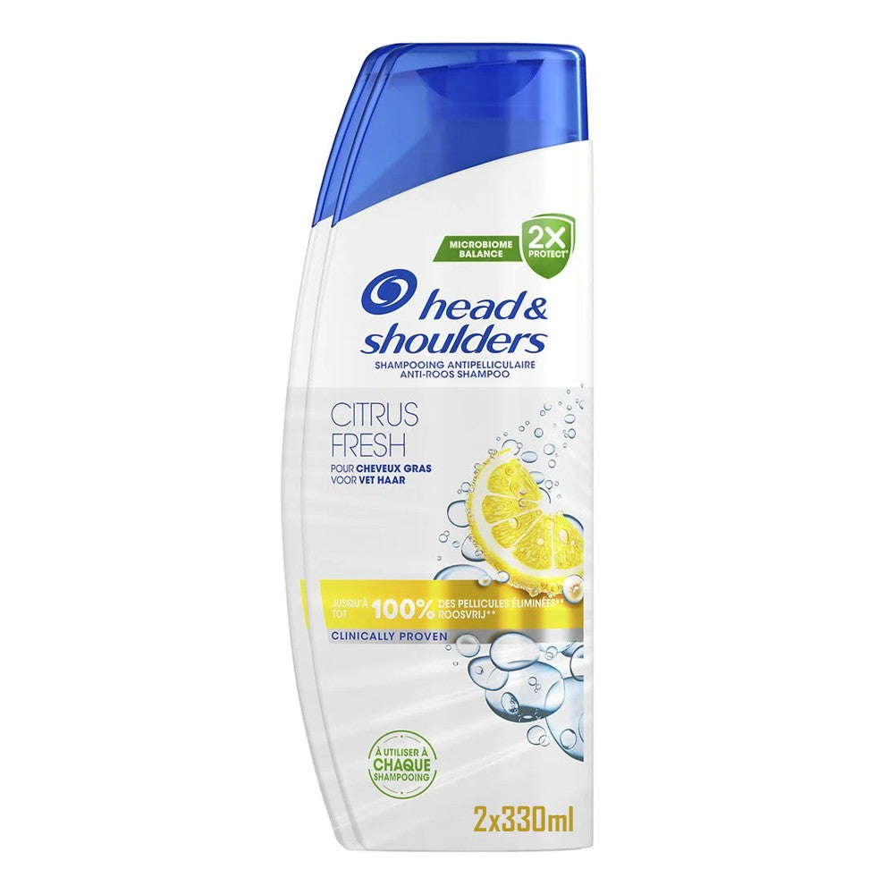 Head & Shoulders - Shampoo - Citrus Fresh - 2x330ml