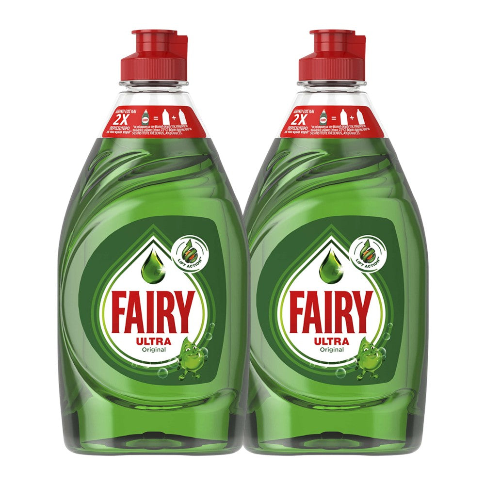 Fairy - Afwasmiddel - Vloeibaar - Ultra - Original - 2 x 325ml