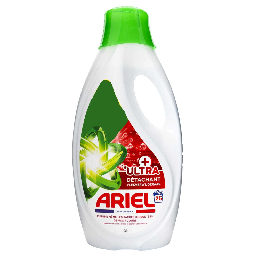 Ariel - Wasmiddel - Vloeibaar - Ultra Stain Removal+ - 25Wb/1125ml