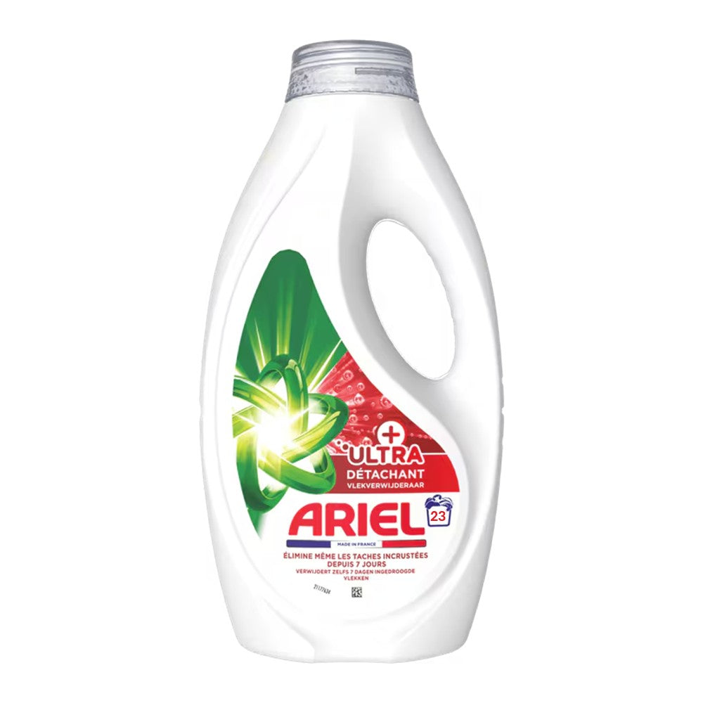 Ariel - Wasmiddel - Vloeibaar - Ultra+ - Vlekverwijderaar - 23Wb/1035ml