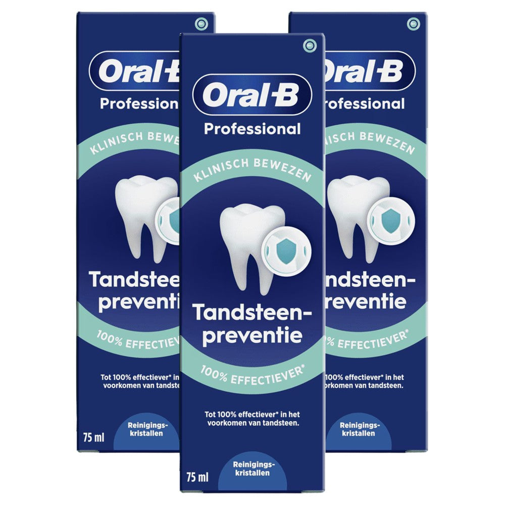 Oral B - Tandpasta - Professional - Tandsteen Preventie - 3x75ml