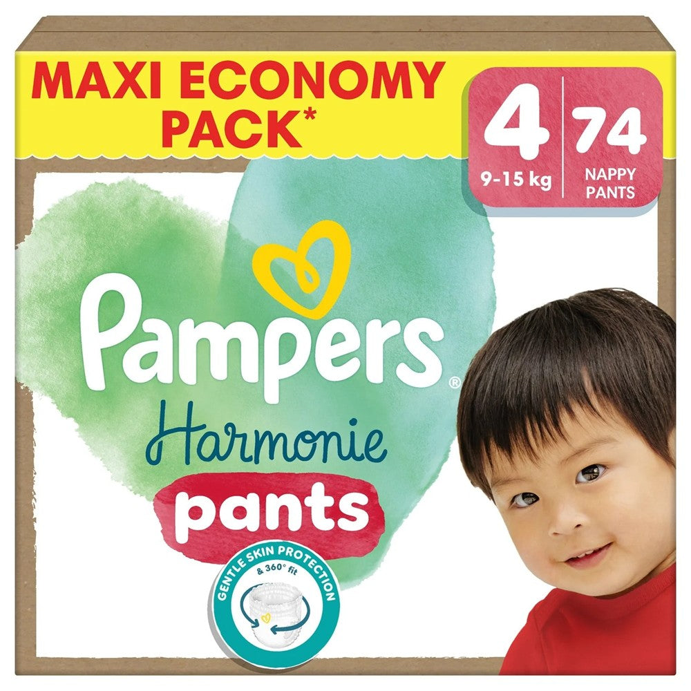 Pampers - Luiers - Size 4 - 9-15kg - Harmonie - Pants - 74 Stuks