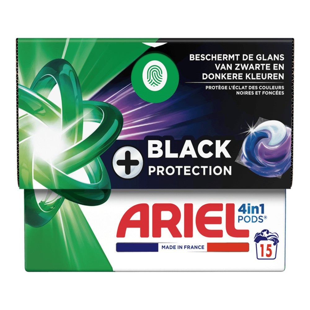 Ariel - Wasmiddel - Pods - 4in1 - Black Protection - 15Wb/286,5g