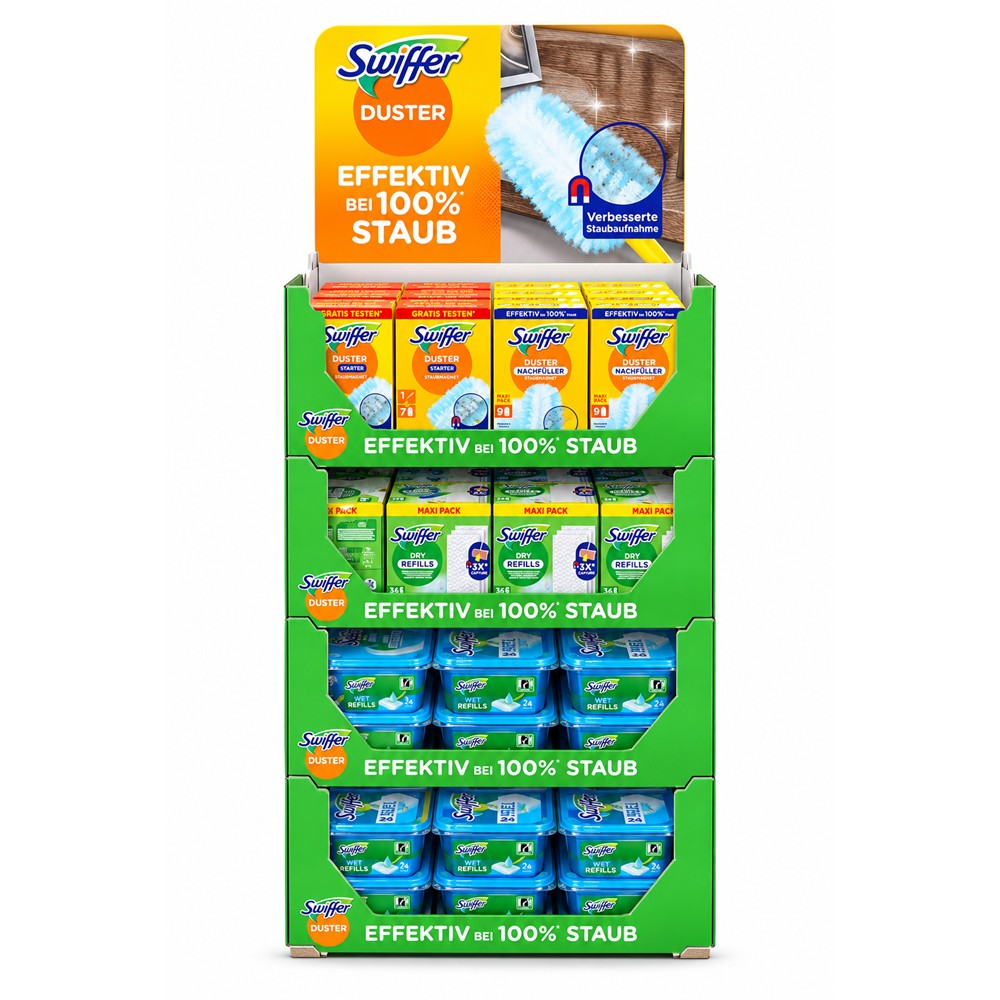 Swiffer - Display - Allesreiniger - 4 Assortimenten
