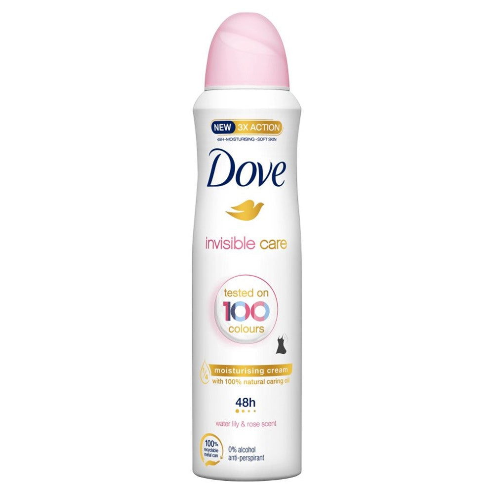 Dove - Deodorant - Spray - Invisible Care - Water Lily & Rose - 150ml