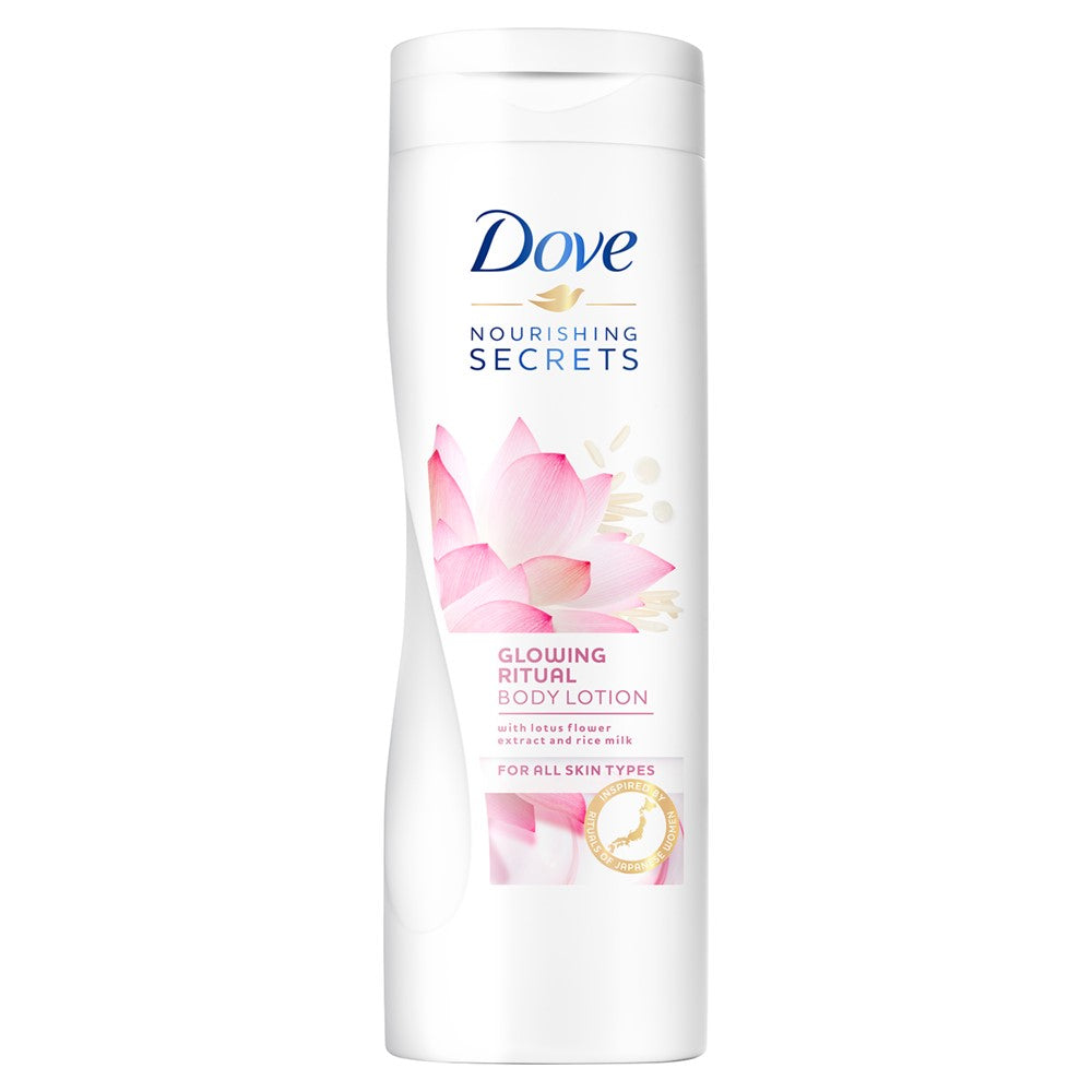 Dove - Bodylotion - Glowing Care - Lotus Flower & Rice Milk - 400ml