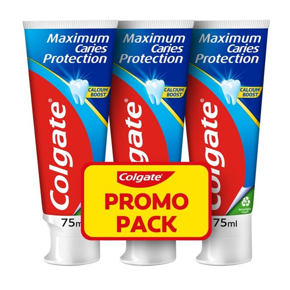 Colgate - Tandpasta - Maximum Caries Protection - 3 x 75ml