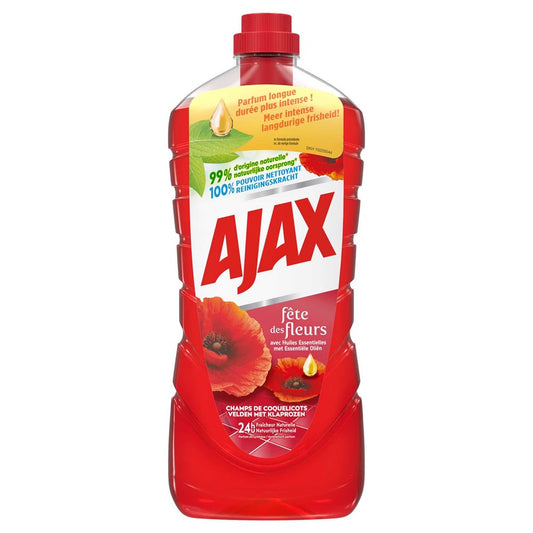 Ajax - Allesreiniger - Rode Bloemen - 1L
