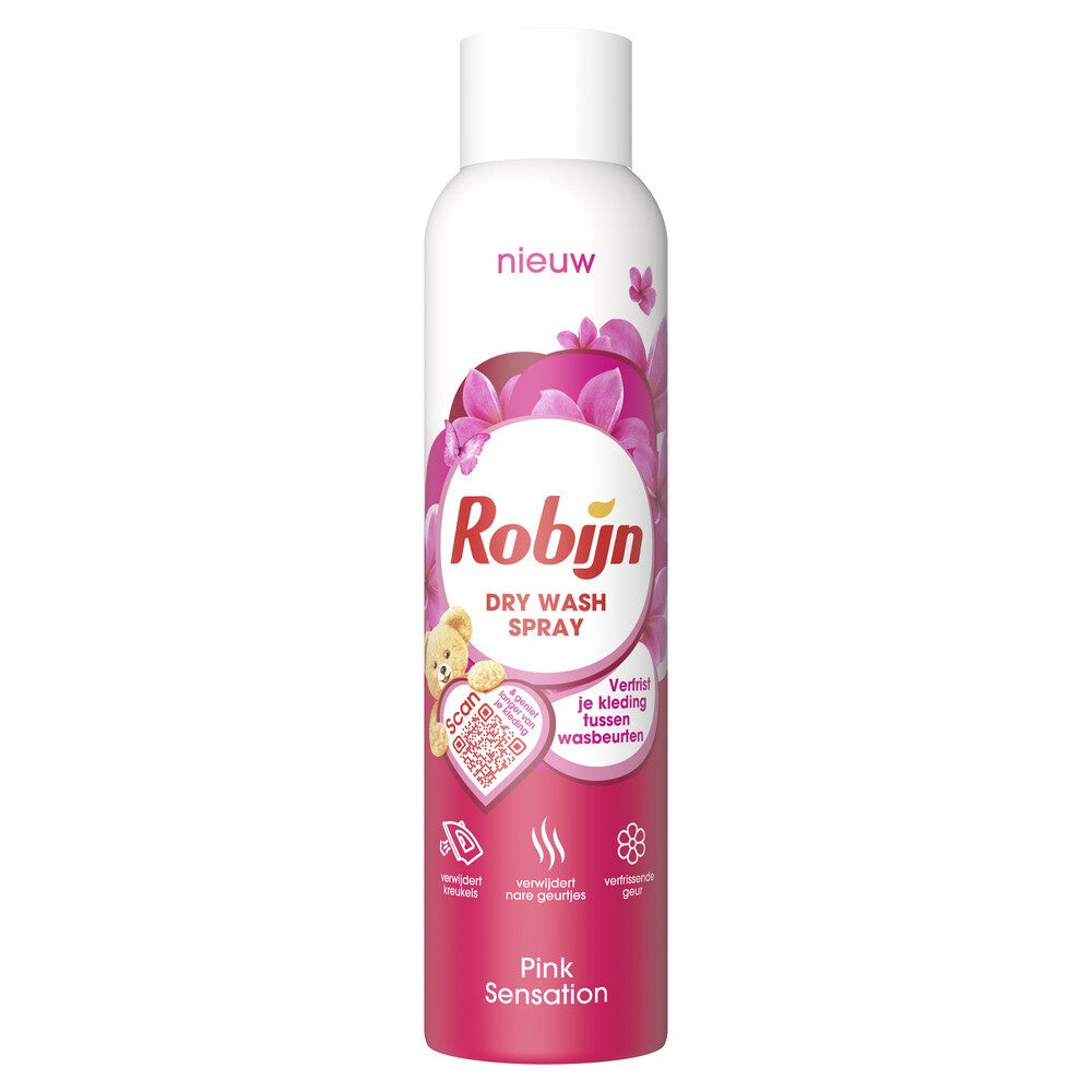 Robijn - Wasmiddel - Spray - Dry Wash - Pink Sensation - 200ml
