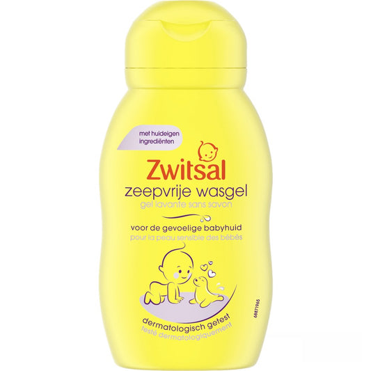 Zwitsal - Baby Huidverzorging - Schuimbad - Zeepvrije Wasgel - Regular - 75ml