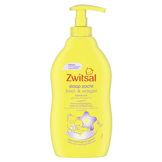 Zwitsal - Douchegel - Met Pomp - Slaap Zacht - Lavendel - 400ml