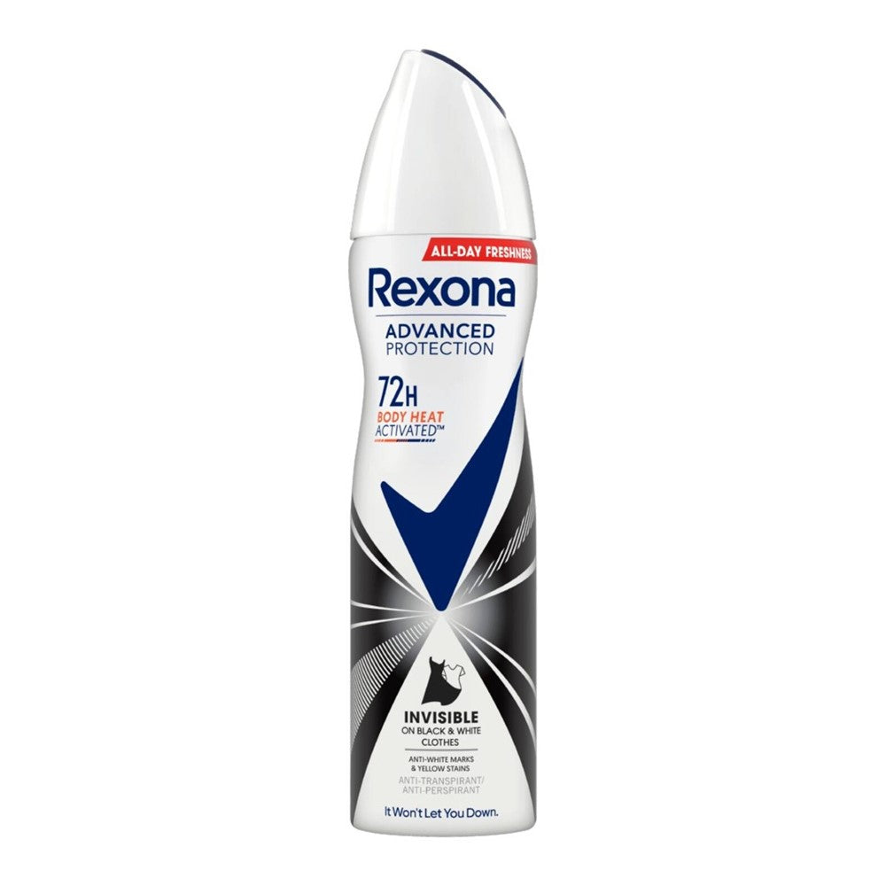 Rexona - Deodorant - Spray - Advanced Protection - Invisible Black & White - 150ml