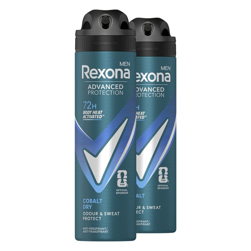 Rexona - Deodorant - Advanced Care - Cobalt Dry - 72h - 2x150ml