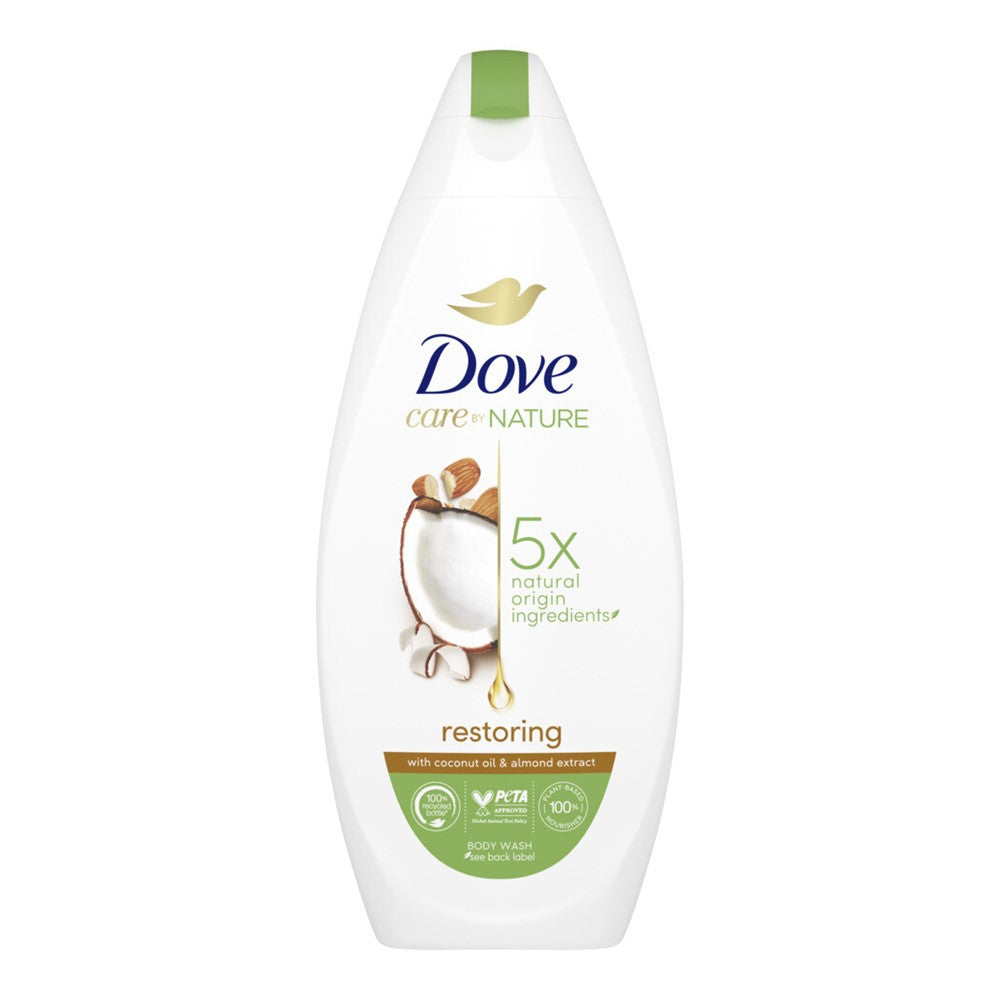 Dove - Douchegel - Restoring - Coconut Oil & Almond Extract - 225ml