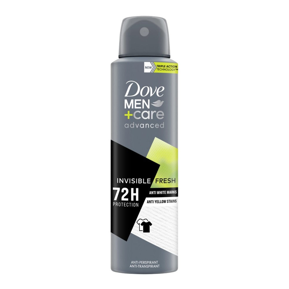 Dove Men + Care - Deodorant - Spray - Advanced - Invisible Fresh - 150ml