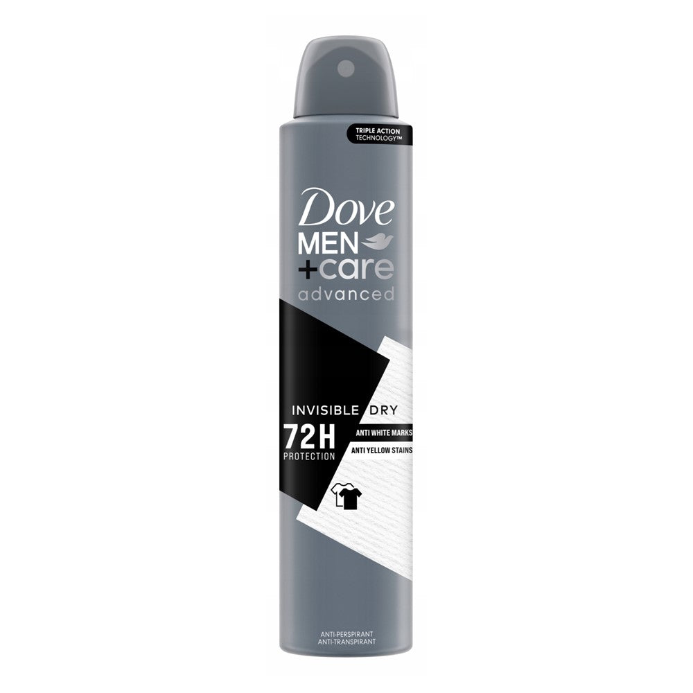 Dove Men - Deodorant - Spray - Advanced Care - Invisible Dry - 200ml