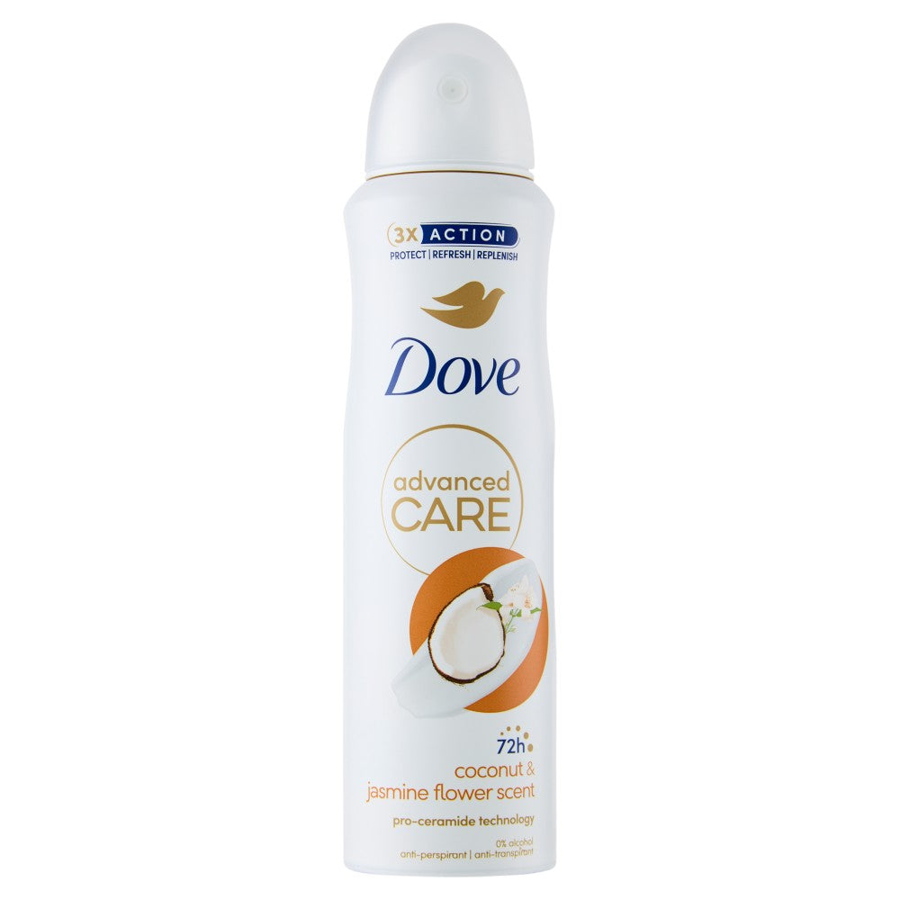 Dove - Deodorant - Spray - Advanced Care - Coconut & Jasmijn Flower - 150ml