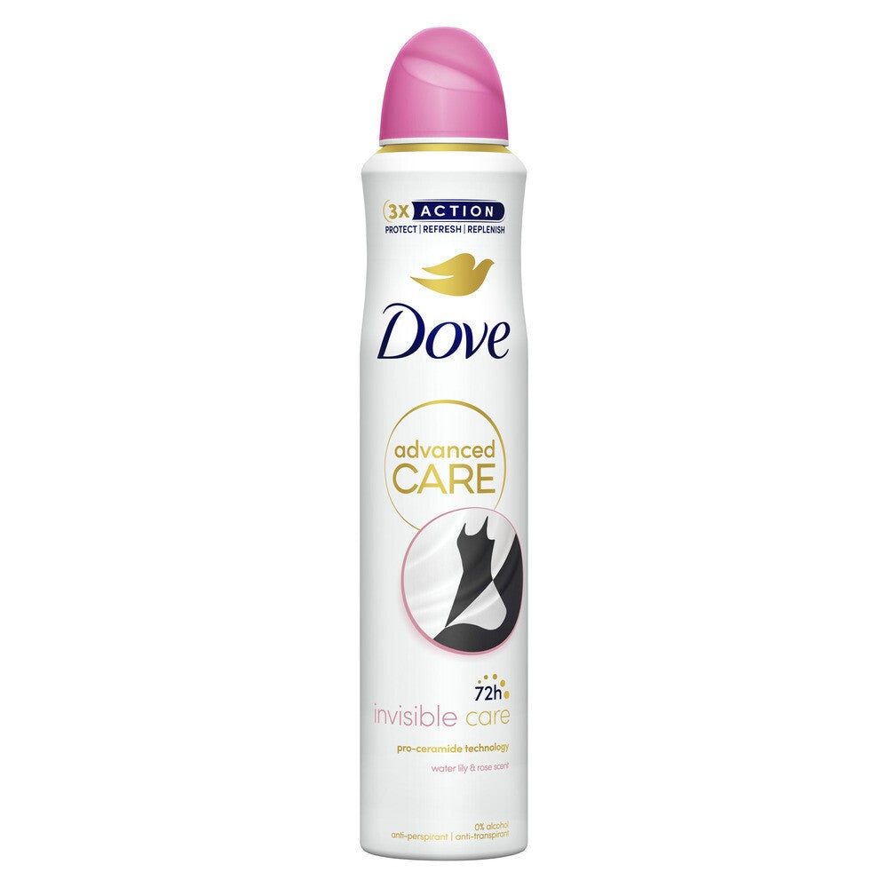 Dove - Deodorant - Spray - Advanced Care - Invisible Care - 72h - 200ml