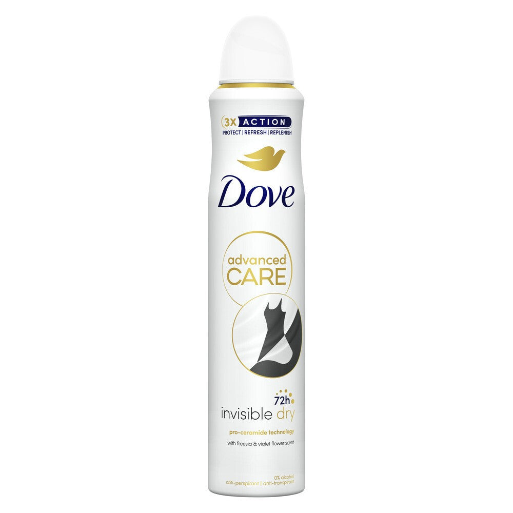 Dove - Deodorant - Spray - Advanced Care - Invisible Dry - 72h - 200ml