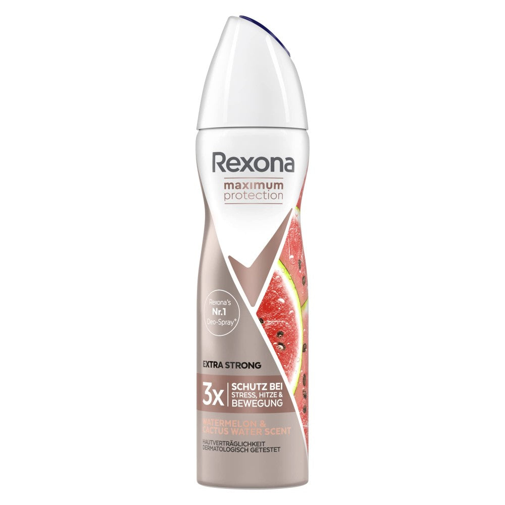 Rexona - Deodorant - Spray - Maximum Protection - Watermelon & Cactus Water Scent - 150ml