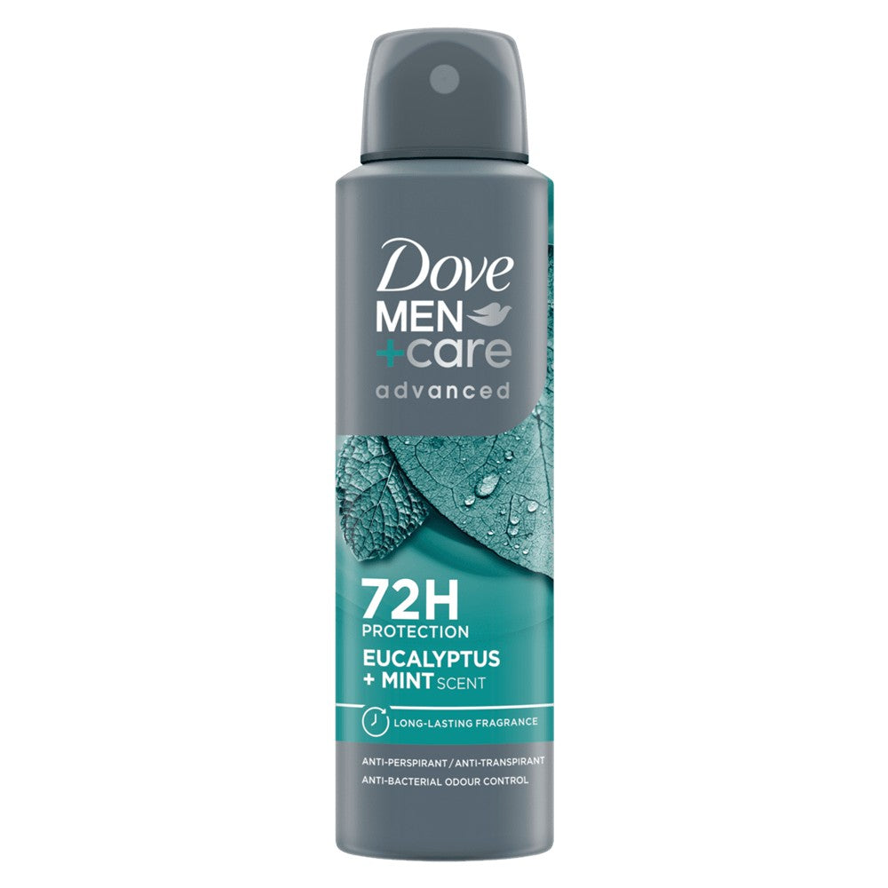 Dove Men - Deodorant - Spray - Eucalyptus & Mint Scent - 72H - 150ml