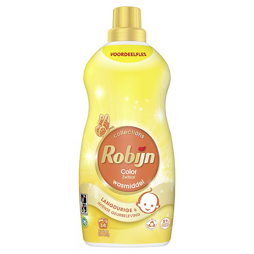 Robijn - Wasmiddel - Vloeibaar - Collection - Zwitsal - 34Wb/1190ml
