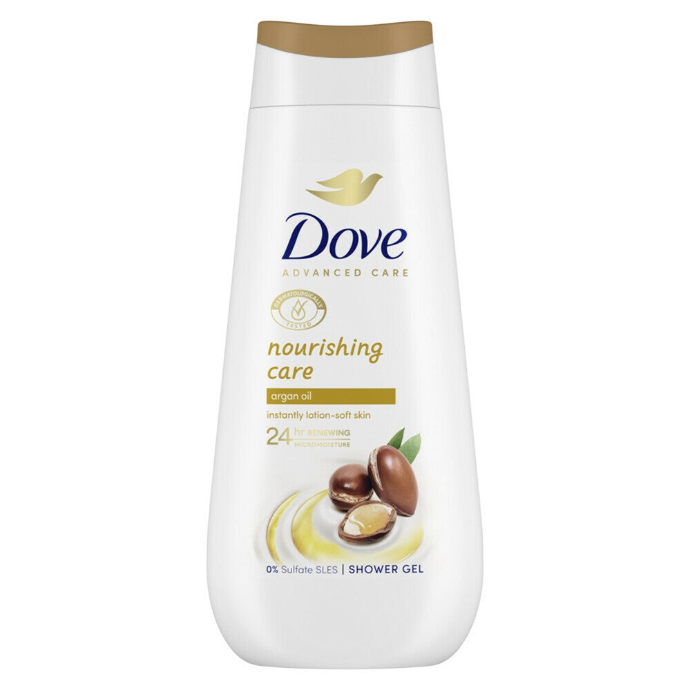Dove Advanced Care - Shampoo - Shower Gel - Nourishing Care - 600ml