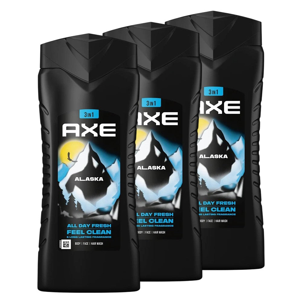 Axe - Douchegel - Alaska - 3in1 - 3x250ml