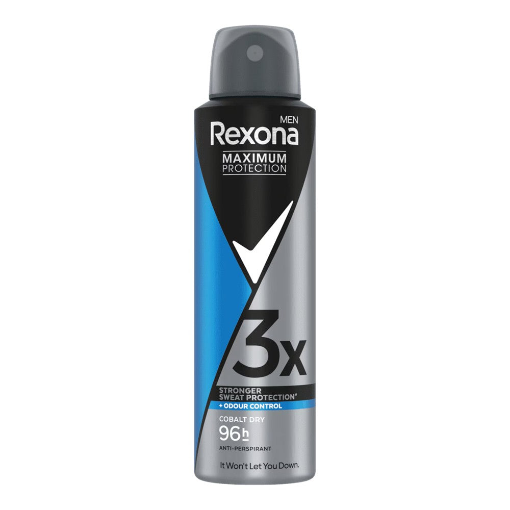 Rexona Men - Deodorant - Spray - Maxumum Protection - Cobalt Dry - 150ml