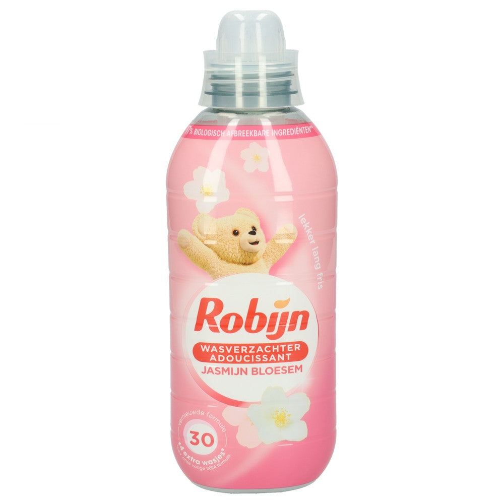 Robijn - Wasverzachter - Vloeibaar - Jasmijn Bloesem - 30Wb/604ml