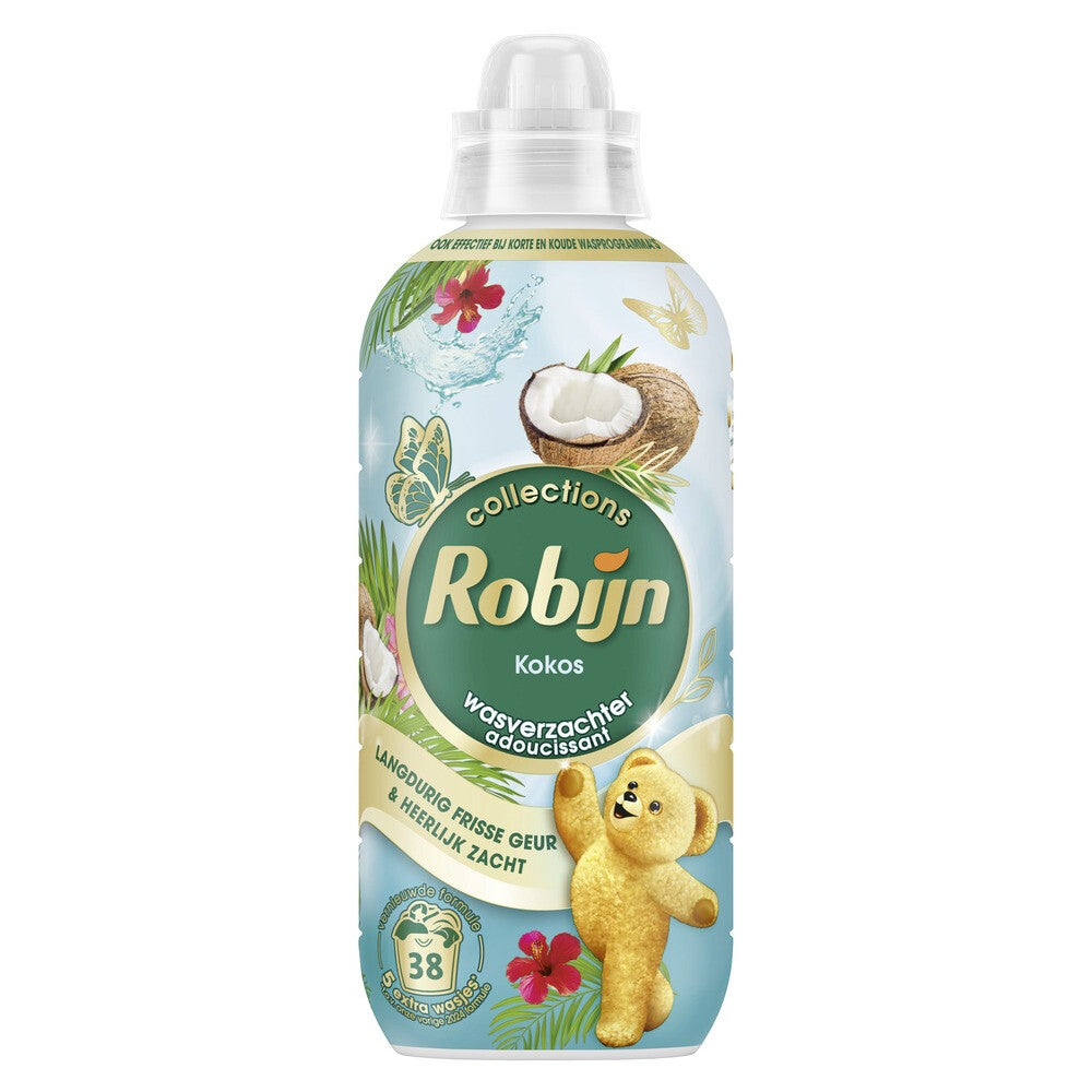 Robijn - Wasverzachter - Vloeibaar - Kokos - 38Wb/765ml