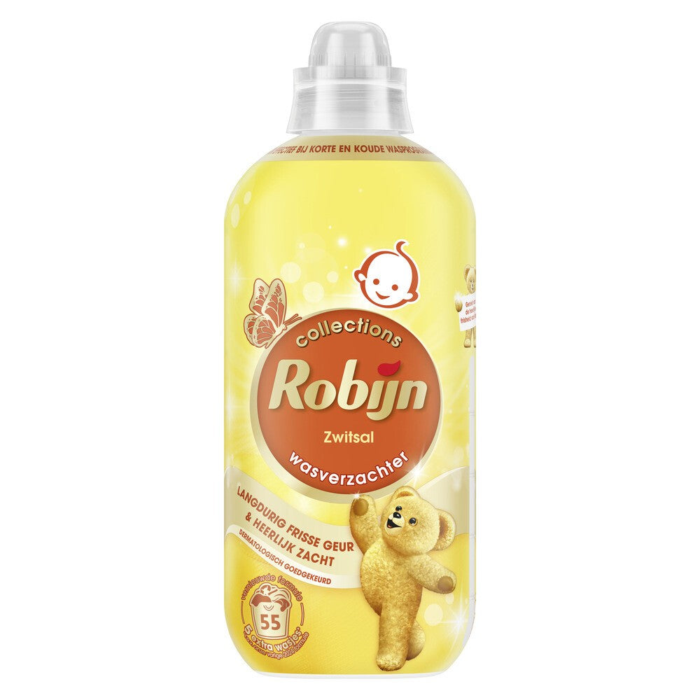 Robijn - Wasverzachter - Vloeibaar - Zwitsal - 55Wb/1100ml