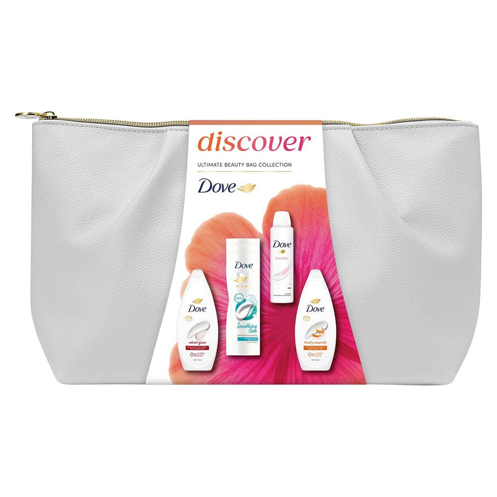 Dove - Geschenkset - Ultimate Beauty Bag - Douchegel + Body Lotion + Deodorant - 4 Stuks