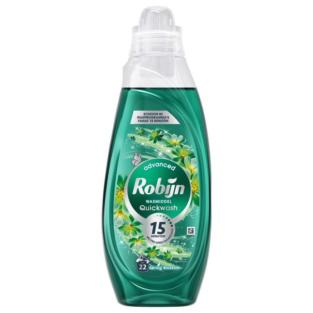 Robijn - Wasmiddel - Vloeibaar - Quickwash - Spring Blossom - 22Wb/837ml