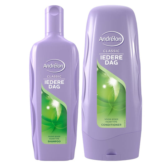 Andrelon - Shampoo - Gemengde Doos - Iedere Dag Shampoo + Conditioner - 2 Assortimenten - 5 Stuks