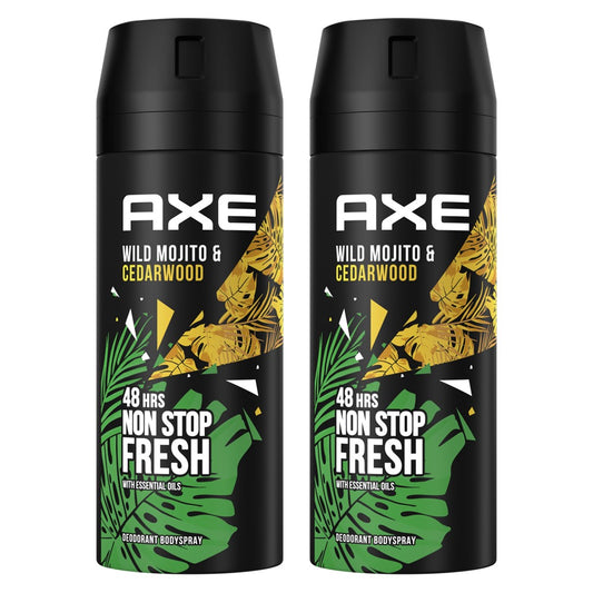 Axe - Deodorant - Spray - Wild Mojito & Cedarwood - 2x150ml