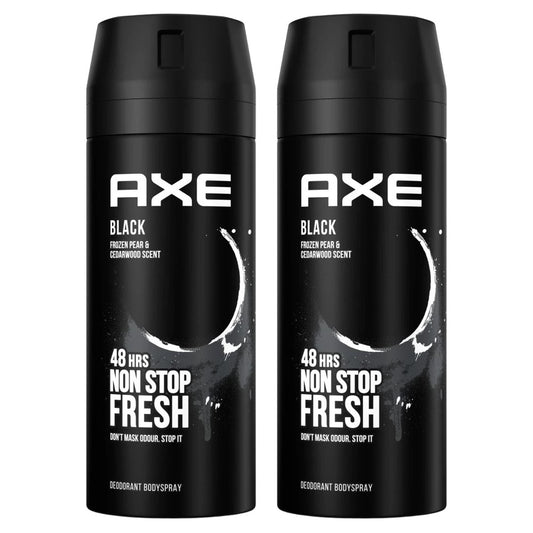 Axe - Deodorant - Spray - Black - Frozen Pear & Cedarwood - 2x150ml